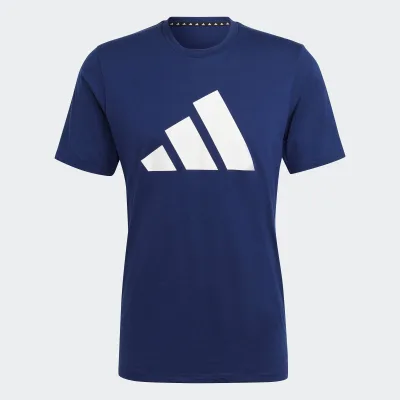 Adidas Workout & Gym & Training Train Essentials Feelready Workout T-Shirt with Logo Men's Blue Ib8275