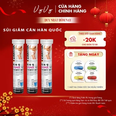 Sủi Giảm Cân Zantiva Viên Sủi Giảm Cân Hàn Quốc Đốt Cháy Mỡ Thừa Tìm Lại Vóc Dáng Thon Gọn