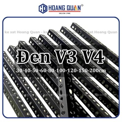 Sắt V Đen V3x3 V4x4 Dày 1.6Ly Sơn Tĩnh Điện Hàng Dầy Đẹp Dùng Lắp Ráp Kệ Decor Kệ Bán Hàng Kệ Kho