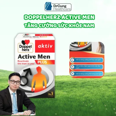Active Men Plus DoppelHez - Hỗ Trợ Tăng Cường Sinh Lực, Tăng Cường Thể Trạng Nam DrCung Healthcare