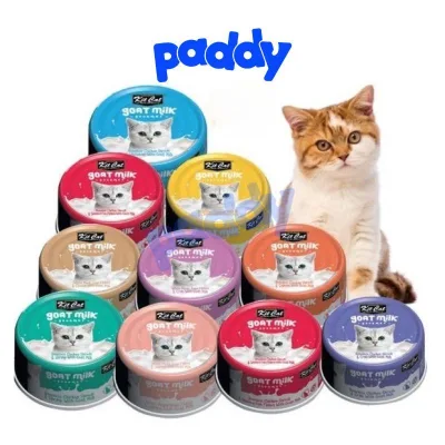 Pate Cho Mèo Kit Cat Sữa Dê Bổ Sung Canxi (Lon 85g)