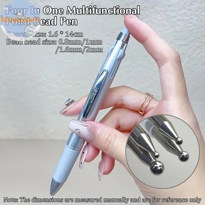 MeikoDeft Nail Point Pen 4 trong 1 Tôn vinh Xoay Điểm Móng Tay Tranh Bàn Chải Thiết Kế Điểm Bi Dụng Cụ Nghệ Thuật Làm Móng Tay Đầu Chấm Sơn VN
