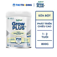 Sữa bột Nutifood GrowPLUS+ Cao Lớn Vượt Trội trên 1 tuổi Lon 800g