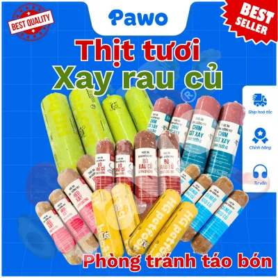 Thức Ăn Chó Mèo - Thịt Xay Rau Củ - RAW FOOD - HG PetFood - PAWO