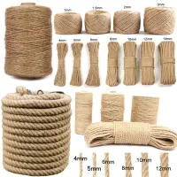 1-20mm,Dây thừng tròn trang trí, dây đay, làm đồ cào móng mèo, làm handmade