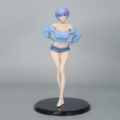 Ayanami Rei mô hình cô gái gợi cảm EVA, tượng búp bê anime ngoại vi, bộ sưu tập để bàn trang trí, quà tặng Giáng sinh