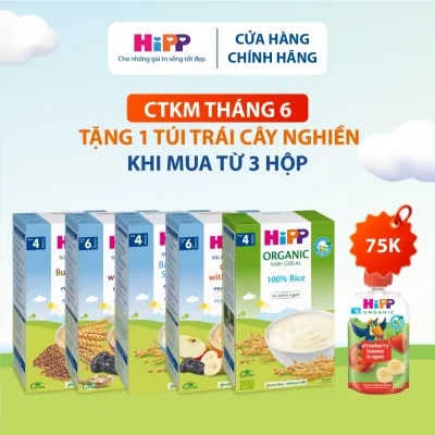 Bột ăn dặm HiPP đủ vị, tiện lợi, dễ sử dụng