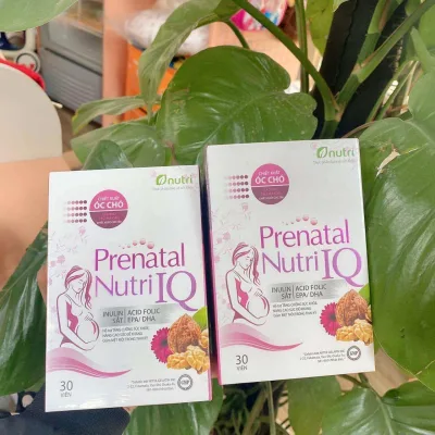 Viên uống bổ bầu Prenatal Nutri IQ bổ sung vitamin và khoáng chất cho mẹ bầu, tăng sức đề kháng 30 viên