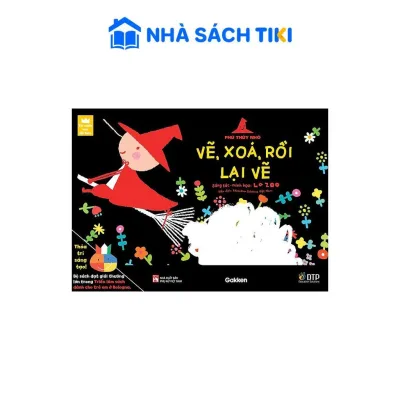 Sách Tủ sách vui để học - Sách tô màu - Dòng sách cầm tay - Vẽ, xóa, rồi lại vẽ - Phù thủy nhỏ - DTP