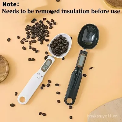 Thìa đo điện tử Kolzp, Cân nhà bếp, Thìa đo kỹ thuật số, Màn hình LCD 0,1g-500g Thìa đo cân kỹ thuật số, Thìa đo di động, Thìa đo, Thìa cân bột sữa trà, Thìa nhà bếp