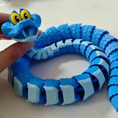 45cm Zootopia 2 Gary the Snake 3D In Hình Mô Hình Khớp Nối Hình Đồ Chơi Di Động Cho Bộ Sưu Tập Quạt Quà Tặng saixit2vn