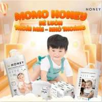 Bỉm MOMO HONEY PREMIUM dán quần đủ size NB/S/M/L/XL/2XL/3XL simgphone