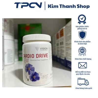 Thực phẩm chức năng Vision Cardio Drive - Viên uống hỗ trợ sức khỏe tim mạch lọ 60 viên