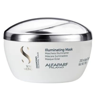 Kem ủ chăm sóc tóc bóng mượt Diamond Semi Dilino Illuminating Mask Alfaparf Milano 200ml
