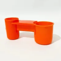 Combo 5 - 10 Dụng cụ máng uống nước tự chảy cho gà chim – gắn chai nhựa tiện lợi