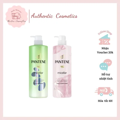 Pantene - Micellar Shampoo and Conditioner Set for Daily Hair Care