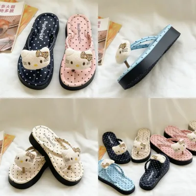 Mẫu Tông Nữ Chấm Bi Hoạ Tiết Mèo Kitty Điểm Nhấn Trẻ Chân Phối Đồ Đẹp Thời Trang Nữ Dạo Phố Đi Biển Hè 2026