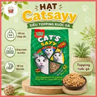 Hạt cao cấp CATSAYY - Siêu Topping Ruốc Gà, Tăng cân, Hỗ trợ làm mượt lông mọi lứa tuổi túi 1kg