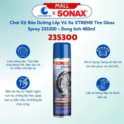 Sonax Xtreme Tire Gloss Spray 235300 Tire Maintenance Spray - Capacity 400ml, Genuine Product