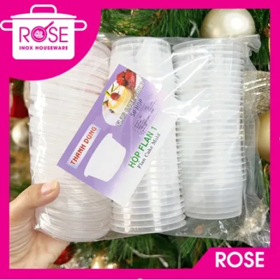 Hũ bánh flan THANH DUNG SỐ 1 ( 50 hủ) 70ml - Hủ làm bánh flan, Caramen có nắp CAO CẤP chịu nhiệt an toàn