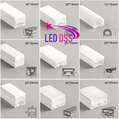 Silicon uốn dẻo định hình led decor nội thất trần thạch cao chống nước chống cháy