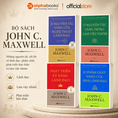 Sách - Combo 4 Cuốn Về Các Nguyên Tắc, Kỹ Năng Và Phẩm Chất Lãnh Đạo - John C.Maxwell (Alpha Books)