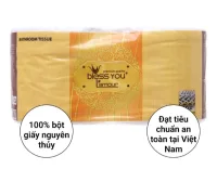 Lốc 10 cuộn giấy vệ sinh cao cấp Bless You Lamour