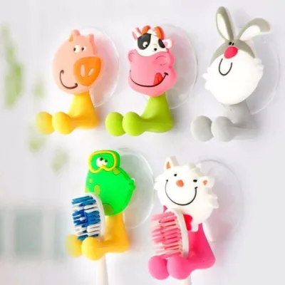 Wall hook for toothbrush, cute animal shaped hanging item, toothbrush holder, bathroom accessories, cute decoration