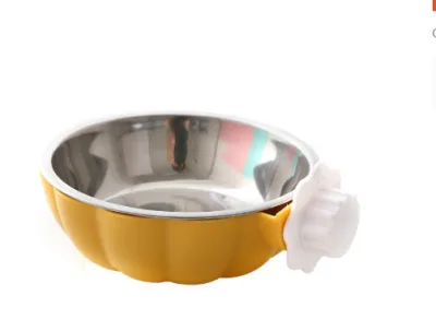 Bát Ăn Gắn Chuồng Bí Ngô, Đựng Thức Ăn Nước Uống Cho Chó Mèo - Tiện Lợi Thiết Kế Chắc Chắn