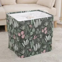 [Size lớn] Túi vải vintage cỡ lớn đựng chăn mền drap, quần áo có quai xách dạng túi rút dây kiểu dáng sang trọng