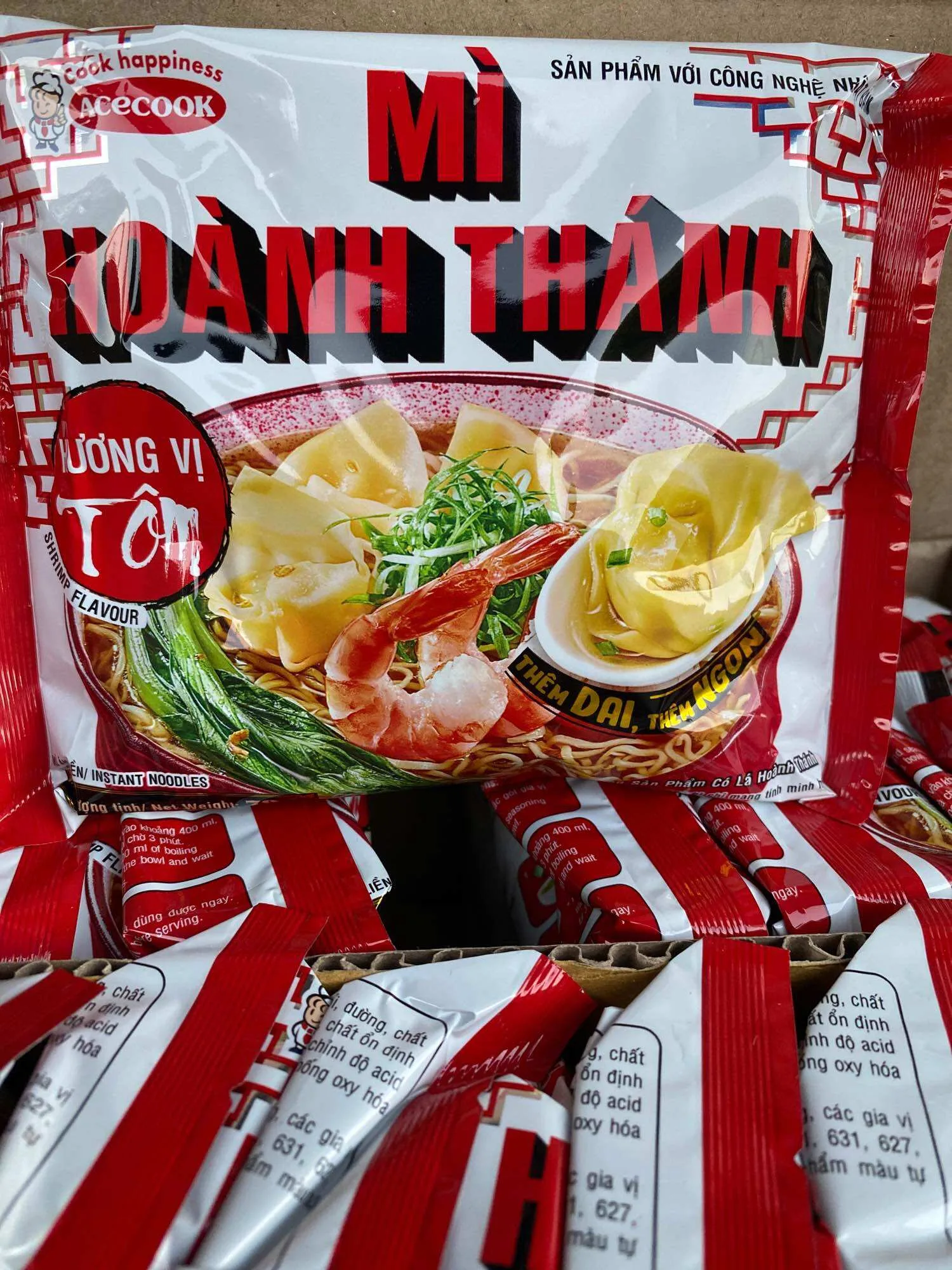 MÌ ĂN LIỀN HOÀNG THÁNH HƯƠNG THỊT BẰM COMBO 5 gói