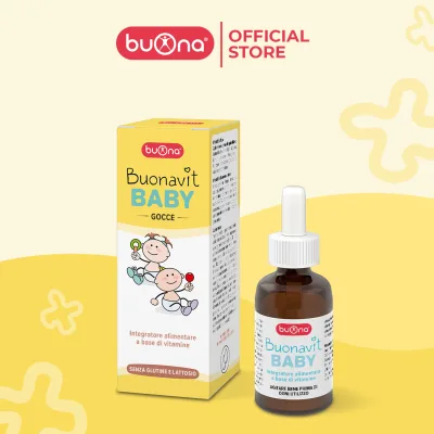 Buonavit Baby - Vitamin Tổng Hợp Nhỏ Giọt Giúp Bồi Bổ Cơ Thể, Tăng Hấp Thu Cho Trẻ - Lọ 20ml