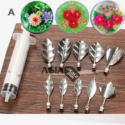 3D Jelly Making Kit 10 Items Art of Flower and Leaf Styling with Many Eye-Catching Designs Unique Art