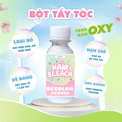 Bột Tẩy Tóc MINHAIR Bleaching Powder Tẩy Êm, Lên Màu Chuẩn | MINHAIR
