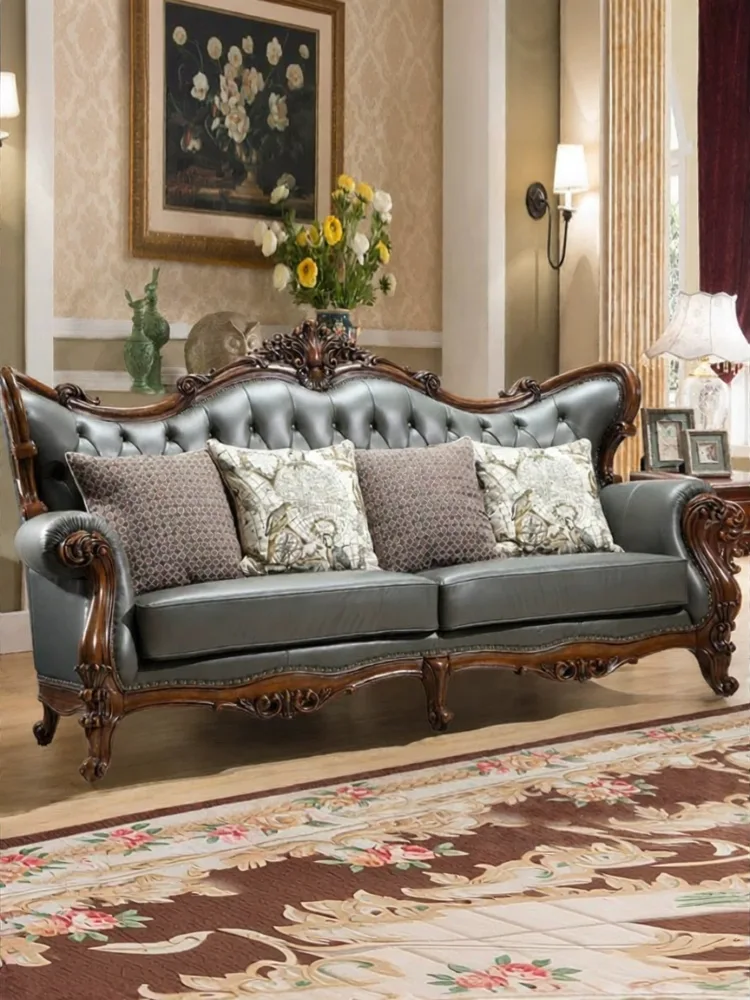 Genuine Leather Sofa