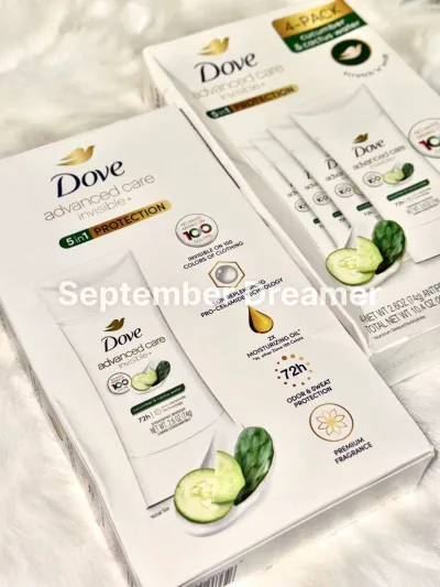 Dove Advanced Skin Care Deodorant with 3-in-1 Protection with 72% Moisturizing Oil and Premium Fragrance Date 03/2028