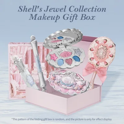 Bộ quà tặng trang điểm Flower Knows Shell 's Jewel Collection Set Mỹ Phẩm