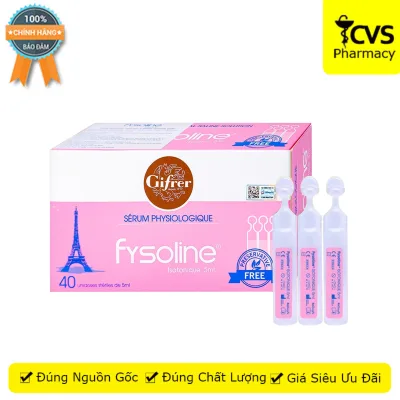 Fysoline - Vệ sinh răng miệng cho trẻ sơ sinh và trẻ em - Hộp 40 ống - CVS Pharmacy