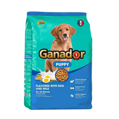 Hạt chó con Ganador Puppy Thức ăn cho chó con vị sữa và trứng 3kg Petemo Pet Shop