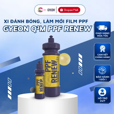 Xi Đánh Bóng Bảo Dưỡng Lớp Film Gyeon PPF Renew Khôi Phục Độ Bóng Nhanh Chóng Hiệu Quả 120ml/1000ml
