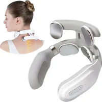 Thiết Bị Massage Cổ Thông Minh Sạc USB, Di Động, Tích Hợp Chức Năng Nhiệt Và Xung Điện, Hỗ Trợ Chăm Sóc Cột Sống Cổ
