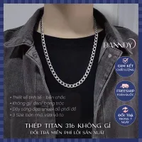 Dây chuyền nam đẹp ngầu dây chuyền nam titan ko rỉ vòng cổ nam thép không gỉ | Dandy