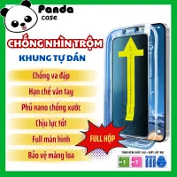 Kính Cường Lực Iphone Tự Dán Chống Nhìn Trộm FULL HỘP VÀNG Cho ip 7P/8P/X/XS/XR/11/12/13/14/15/16/17/Pro/Max