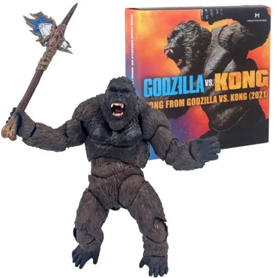 SHF KING KONG Gorilla Hành Động Hình Bộ Sưu Tập Mô Hình Đồ Chơi Quà Tặng Khớp Khớp Nối Di Chuyển Được Vinyl Hình Búp Bê
