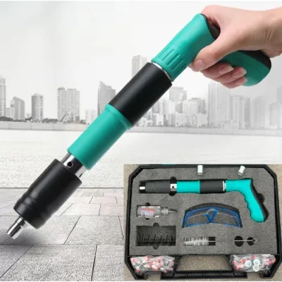 Máy bắɴ Đinh Bê Tông (Kèm Phụ Kiện). Máy bắɴ đinh bê tông thế hệ mới và đinh hạt nổ