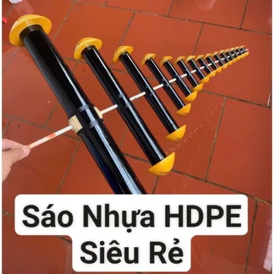 Sáo Nhựa Full HDPE tốt Siêu Rẻ Xịn - Bền - Đẹp + Các Dòng Âm Hay từ Dàn + Còng - từ D10 - D100 Chống Đâm_ Bổ _Đập
