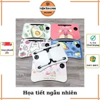 Bàn học sinh gấp gọn thông minh có khe máy tính bảng, khay để ly - chân bàn sơn tĩnh điện