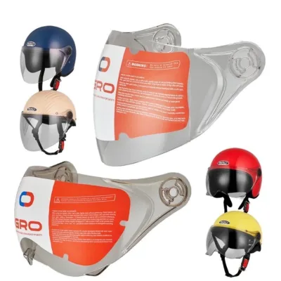 Kính gắn mũ bảo hiểm GRO đa năng thay thế các dòng nón nửa đầu, nón 3/4 đầu trên thị trường