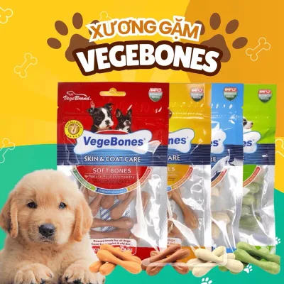 Xương Gặm Thưởng Ăn Vặt Sạch Răng Thơm Miệng Cho Chó VegeBones