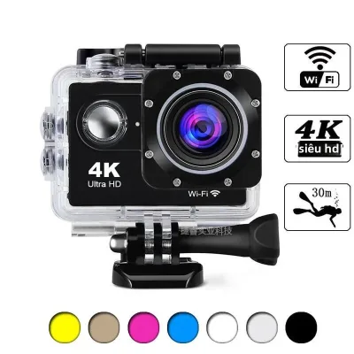Camera Thể Thao 4K Wifi, Quay Phim Dưới Nước, Độ Phân Giải Cao, Chống Nước, Camera Hành Động Ngoài Trời Với Hỗ Trợ NFC